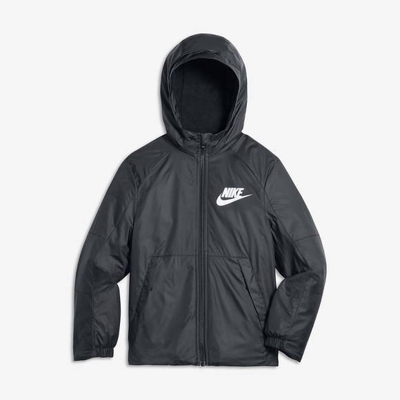 nike fleece lined coat